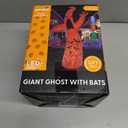 1PCS 12FT Giant Halloween Inflatables Decoration Ghost with 3-Colored Flame Rotation LED Light Spooky Halloween Decorations Outdoor Blow Up Yard Decoration for Home Lawn Holiday Party