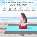 ACH Beach Blanket Waterproof Sandproof Extra Large Beach Mat Oversized 120"108" Portable Lightweight Outdoor Family Mat for Indoor Outside Picnic Camping Hiking Travel