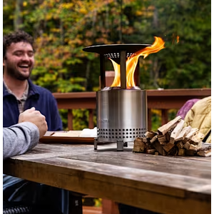 Heat Deflector for Solo Stove Mesa,Captures and redirects Warmth,Accessory for Mesa Fire Pit,Stainless Steel Detachable Legs,(HxDia) 5.9 x 7.5 in,0.6lbs