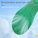 Kids Memory Foam Insoles, Breathable Shoe Inserts, Soft Cushion Replacement for Sneakers & School Shoes(Blue,Foot:7.5-7.7IN/Insole:8.1-8.3IN/13.5C-1Y)