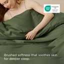 Bedsure Duvet Cover King - Only Includes 1 Duvet Cover (104"x90"), Hotel Luxury Soft Double Brushed All Season Bedding for Kids & Adults, Zipper Closure, Olive Green (No Comforter, No Pillow Shams)