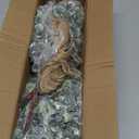 40 Pcs Artificial Greenery Eucalyptus Stem Silver Dollar Leaves Baby Eucalyptus Leaves Suitable for Family Wedding Vase Centerpieces Bouquet Flower Arrangement