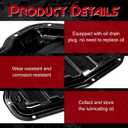 Lower Engine Oil Pan Sump with Drain Plug & Gasket, Compatible with 2002-2006 Nissan Altima, 2002-2006 Nissan Sentra, L4 2.5L, Replace# 11110-9Y600
