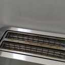 Mueller UltraToast Full Stainless Steel Toaster 4 Slice, Long Extra-Wide Slots for Bagels and Waffles, 6 Browning Levels, LED Display, Cancel/Defrost/Reheat Functions & Removable Tray, Kitchen Gadgets