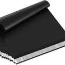 UCGOU Poly Mailers 14.5x19 Inch Black 100 Pack Large Shipping Bags #7 Strong Thick Mailing Envelopes Self Sealing Adhesive Waterproof and Tear Proof Boutique Packaging Postal for Clothing