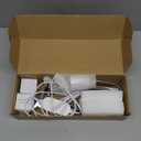 Reptile Heat Lamp, Dual Head Reptile Light with Cycle Timer, Dimmable UVA/UVB Basking Light for Turtle Tortoise Lizard Snake Bearded Dragon and More, 4 Bulbs (2PCS 25W + 2PCS 50W) Included