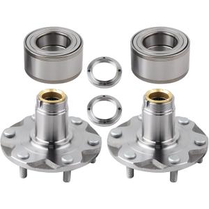 2 x Front Wheel Hub Bearing Assembly Compatible with 1995-2004 Tacoma, 2.4L 2.7L 3.4L (4WD ONLY), Replace 43521-35010 43502-35160