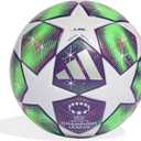 adidas UEFA Champions League Soccer Ball (5, White/Solar Yellow/Rich Purple)