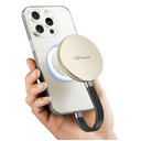 GQ20 Ultra-Slim Magnetic Portable SSD 512GB - Max 20Gbps High-Speed, Compact Stylish USB-C External Drive for Windows, Mac, Android – Round Design, Fast File Transfer