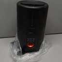 WOPET Automatic Cat Feeders 2 Cats, (5 ) Timed Cat Food Dispenser with Stainless Steel Bowl, Programmable 1-6 Meals Control, Dual Power Supply Auto Pet Feeder for Cats and Dogs (Black)