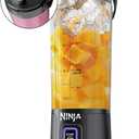 Ninja Blast Portable Blender, Cordless, 18oz. Vessel, Personal Blender For-Shakes and Smoothies, BPA Free, Leakproof-Lid and Sip Spout, USB-C Rechargeable, Dishwasher Safe, Metallic Black, BC151MB