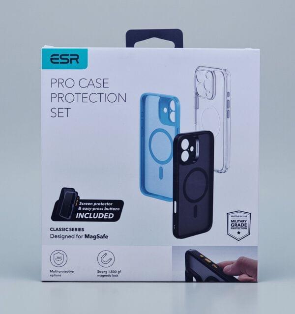 ESR for iPhone 16 Pro Case (4 in 1) Set, Translucent Matte Case with Screen Protector, Compatible with MagSafe, MilitaryGrade Protection, Classic Series,Frosted Pink