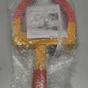 KAYCENTOP Universal Wheel Lock, Security Trailer Wheel Lock, Tire Lock Anti Theft for Trailers Golf Cart SUV Boat ATV Motorcycle Camper, 3 Keys (Yellow-Red)