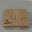 Privacy Matte Black Lever Door Handles For Bedroom Doors T6411 Series