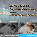 2K Mini Wireless Security Camera with Magnetic Mount, 64GB Included, Color Night Vision & Motion Detection