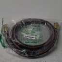 Giraffe Hybrid Leader Hose 5/8" x 6ft, Custom Length, NO Kink, Flexible, Leakproof Water Hose with Male to Female Fittings, 600 Burst PSI (Black and Orange)