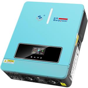 Xijia 3600VA MPPT Hybrid Inverter 3600W Pure Sine Wave Power Inverter with 120A MPPT Solar Charger DC24V to AC110V 60HZ Solar Converter for Home UseOff-Grid Cabin,Max PV 4200W DC60-500V