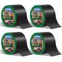 Butyl Tape, 4" X 50' Weather Resistant Deck Tape, Anti-Corrosion Flashing Tape for Decks, Beams and Wood (4 Rolls)