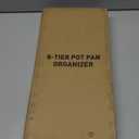 ORDORA Pots and Pans Organizer for Cabinet 16.61 Height, 8 Tier Pot Organizers Rack with 3 DIY Methods, Adjustable Pan Organizer under Cabinet Kitchen Organization and Storage