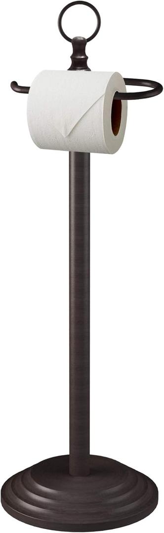 nu steel Oil Rubbed Bronze Toilet Paper Holder & Dispenser for Bathrooms & Storage