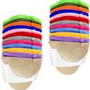 Hat Organizer for Baseball Caps, Wall Mounted Hat Rack for Closet Storage, Space Save Holder Holds 20 Ball Cap, Curved Design Room Organization for Home Closet Door Bedroom (White-2 Pack)