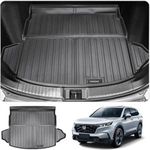 Vanseno Cargo Mat Compatible with 2023 2024 2025 Honda CRV Trunk Mat Cargo Liner All Weather Protector TPE Rubber Mat for Honda 2023 2024 2025 AccessoriesNon-Hybrid