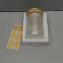 HomeyHoney Small Size 33+17 oz Glass Food Storage Jars with Airtight Lids, Clear Glass Jar with Bamboo Lid, Airtight Food Canister for Tea, Candy, Coffee, Sugar, Cookie, Snack. (Round | 5+6 Inch)