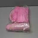 168 PCS Pink Cartoon Happy Birthday Party Decorations Set - Pink Cartoon Theme Plates Napkins Disposable Paper Cups Tableware Set Birthday Party Supplies for Boys Girls