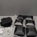 MAGGIFT Solar Post Lights, Outdoor Fence Deck Cap Light, Warm White LED, Fits 4x4, 5x5, or 6x6 Wooden Posts, 6 pack, Black