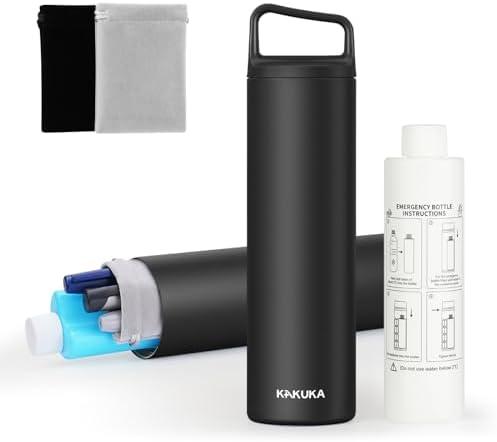 Insulin Cooler Travel Case, Medication Diabetes Supplies, 60H Insulin Pens Cold Bottle, 5-in-1 Diabetic Medicine Cooler, TSA Approved, with Gel Ice Pack and Emergency Bottle (Black)