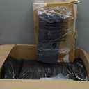 KSIIA Orthopedic Dog Bed Dog Crate Bed Waterproof for Large Dogs Deluxe Plush Washable Pet Mat with Egg Crate Foam & Removable Cover, 35 x 22 Inch, Gray (Light Grey)