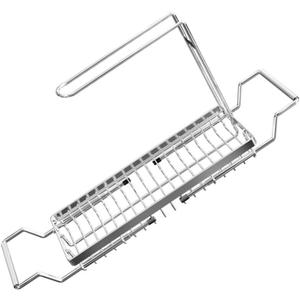1Pc Compact Drainer Storage Rack Versatile Towel and Sponge Holder for Kitchen Sink Easy Installation Space Saving Design Color for Efficient Drying