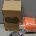 INPANY Peanut Ball - Anti Burst Exercise Ball for Labor Birthing, Physical Therapy for Kids, Core Strength, Flexible Seating, Home & Gym Fintness, Sensory Chair Wiggle Seat for Boys and Girls (Orange)