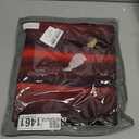 Feelyou Geometric Abstract Ombre Women Window Curtains for Bedroom Living Room Kids Teens Blue Red and Black Striped Curtains Decor Modern Fashion Window Drapes Treatments 38W X 45L,2 Panels