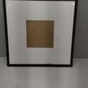 MCS Master & Co. Foundry Metal 18x18 Matted Picture Frame with 8x8 Photo Display, Black Vertical & Horizontal Wall Hanging Frame for Photos & Artwork (1-Pack)