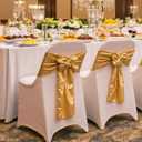 VEVOR 12 PCS White Folding Chair Covers, Kitchen Chairs Cover, Universal Washable Slipcovers Protector, Removable Chair Seat Covers, for Wedding Party Dining Room Banquet Event