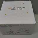 Interactive Dog Ball Track Toys - Automatic Dog Track Ball Treat Puzzle with Remote Control for Dogs Food Dispensing, Pets Enrichment IQ Training Gift, Rechargeable Electronic Slow Feeder (Orange)