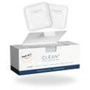 Clean Skin Club Clean Pads 2.0 [NEW & IMPROVED EDGES] Not to Shed & Tear, Unique Triple Layers, Textured Side & Ultra Soft Side, Organic Disposable Cotton, Pair with Makeup Remover 2 pack