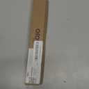 Tecmojo 12-Port Cat6 Patch Panel, 0.5U Rack Mount Modular Panel with Keystone Coupler, for 10" Server Rack & Network Cabinet, Gigabit Ethernet, Black