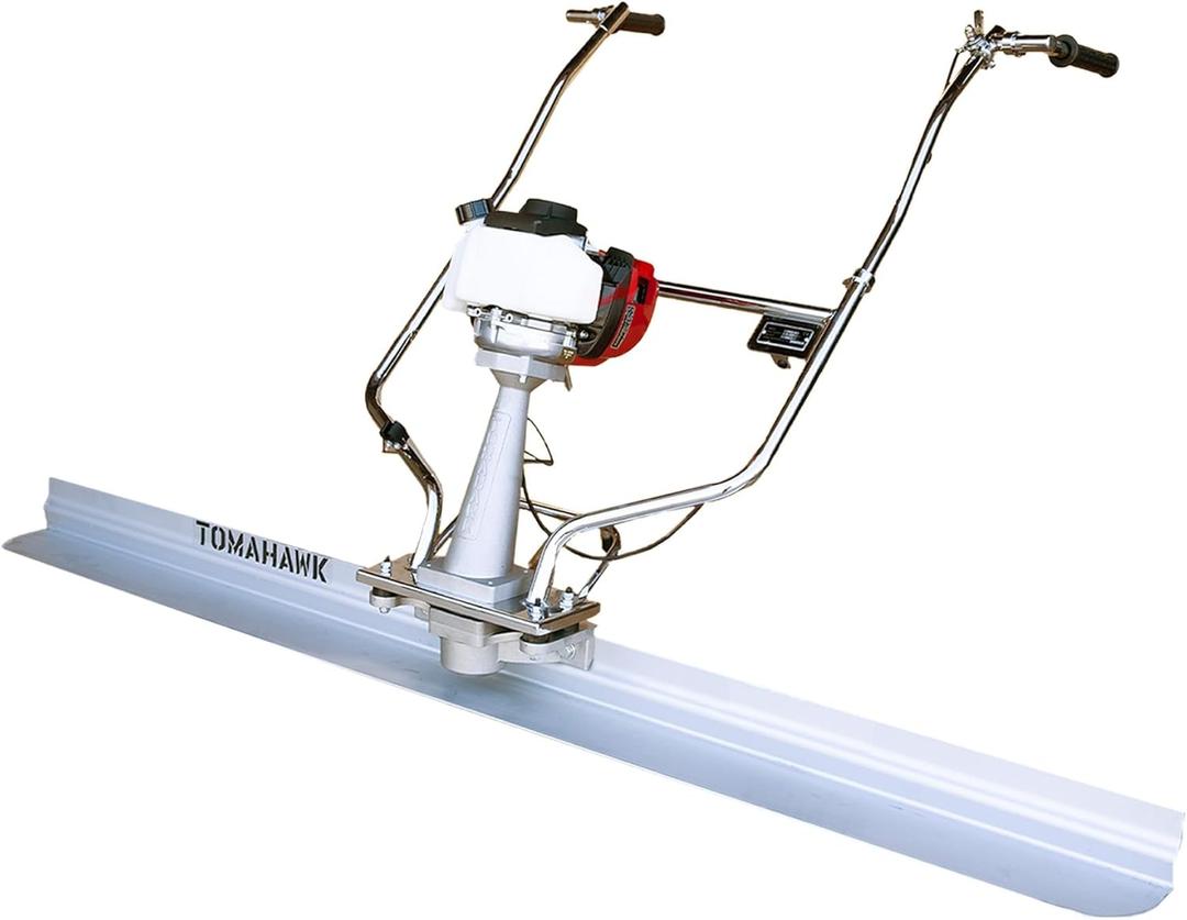 Tomahawk 1.6 HP Honda Gas Vibrating Concrete Power Screed Motor with GX35 Honda Engine