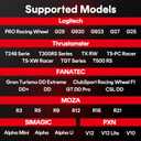RACGTING Racing Simulator Cockpit for G29/G920/G923, Foldable & Adjustable Racing Seat for Thrustmaster T300RS/248/T-GT II, Fanatec CSL DD/GT DD Pro/ClubSport DD/DD+, MOZA R5, SIMAGIC Alpha Mini