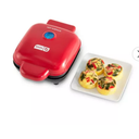 Dash Egg Bite Maker - Red: 4-Egg Cooker, Electric Egg Cookers, Griddle, Hand Wash, 420W, Aluminum & Plastic