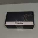 Black Door Knobs with Square Rosette, Interior Door Handles for Bath & Bed, Heavy Duty Door Knob with Lock (1-Privacy)