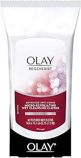 OLAY Regenerist Advanced Anti-Aging Micro-Exfoliating Cleansing Cloths 30 Each (Pack of 1)