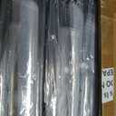 Reginary Pack Clear Wedding Umbrellas Bulk Transparent Auto Open Stick Windproof Waterproof Large Canopy Umbrella with White European J Hook Handle for Wedding Bride Groom Photography Golf