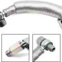 FZJDSD 4PCS Turbo Oil Return Drain Line and Oil Feed Pipe Kit 25198546 55567067 55587854 Compatible with Chevy Cruze Sonic Trax & Buick Encore 1.4 L4 55568031 55592600