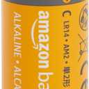Amazon Basics C Cell Alkaline All-Purpose Batteries, 1.5 Volt, Long-Lasting Reliable Power, 5-Year Shelf Life, 12-Pack