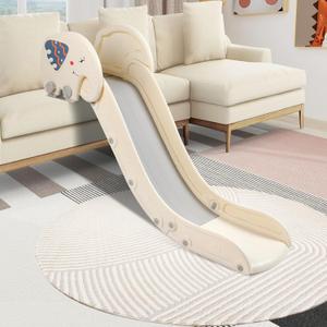 Indoor Couch Slide for Toddlers 1-3, Baby Toddler Slide Indoor, Kids Slide | Add-on for Modular Play Couches, Indoor Playset for Sofa Bed Stair, Secure Guardrail, Gentle Slope, Extended Buffer Zone, Color: Small, 5.11"L x 15.74"W x 35.43"H
