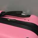 Travelers Club Chicago Hardside Expandable Spinner Luggages, Hot Pink, 20" Carry-On, HS-20720-EX-690N