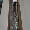 Metty Metal Handrails for Outdoor Steps Suitable for 1 to 2 Steps- Wrought Iron Stair Railing- Step Steady with 2 Feet Handrailing- Safe Indoor Home Banisters (Black with Balusters)